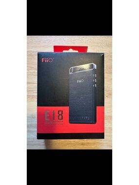 FiiO E18 Kunlun USB DAC & Headphone Amplifier 96K/24bit 3500mAh Battery Black